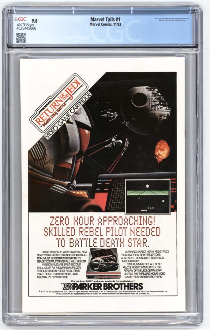 Marvel Tails #1  CGC 9.8  1st App. of Spider-Ham