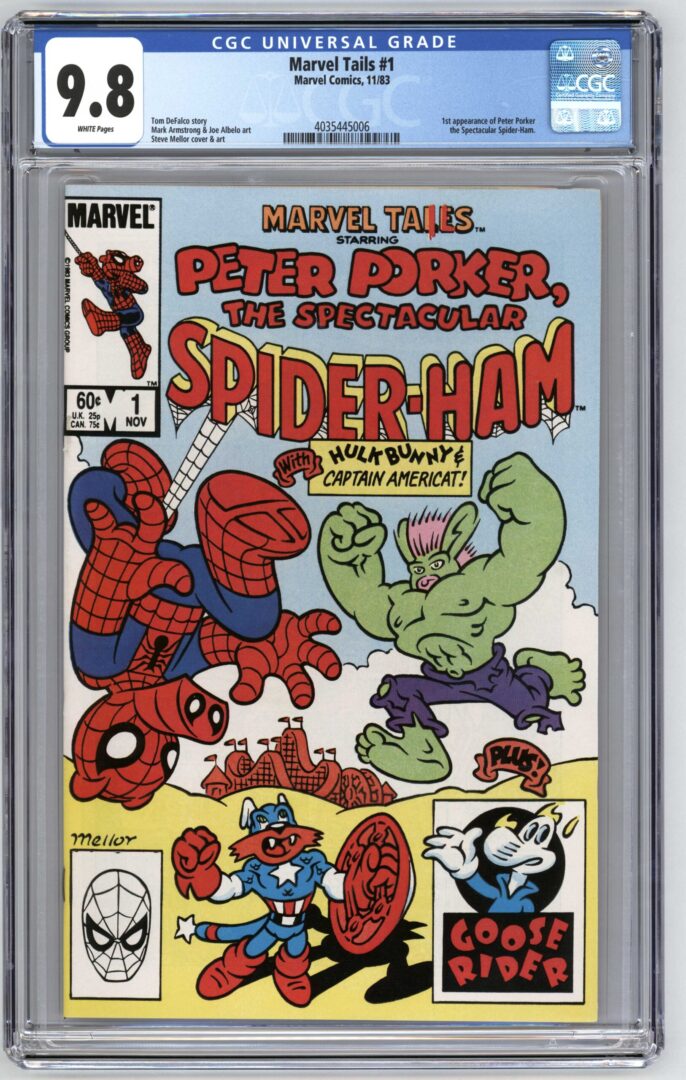 Marvel Tails #1  CGC 9.8  1st App. of Spider-Ham