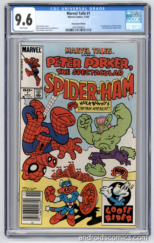 Marvel Tails #1  CGC 9.6  1st App. of Spider-Ham  Newsstand