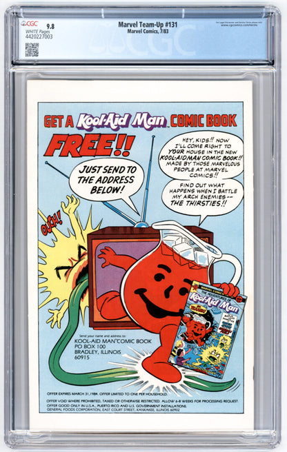 Marvel Team-Up #131 CGC 9.81st App. of White Rabbit