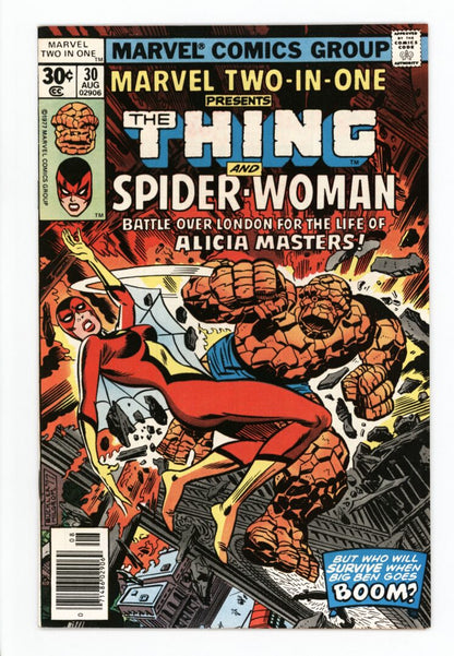 Marvel Two-in-One #30  FN/VF  2nd appearance of Spider-Woman