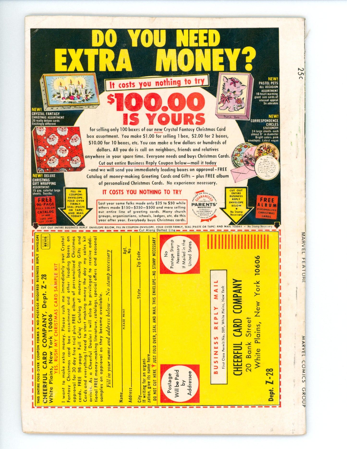 Marvel Feature #1 VG+ Origin & 1st App. of the Defenders