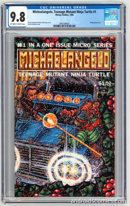 Michaelangelo #1   Teenage Mutant Ninja Turtles    CGC 9.8