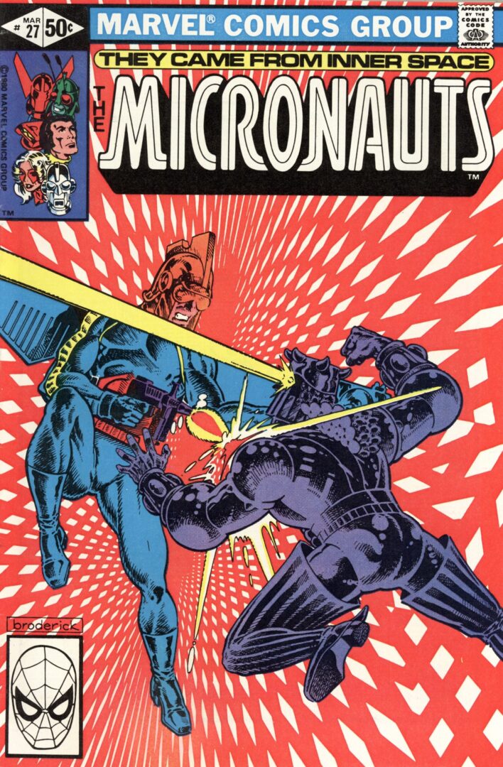 Micronauts #27  FN  Death of Biotron
