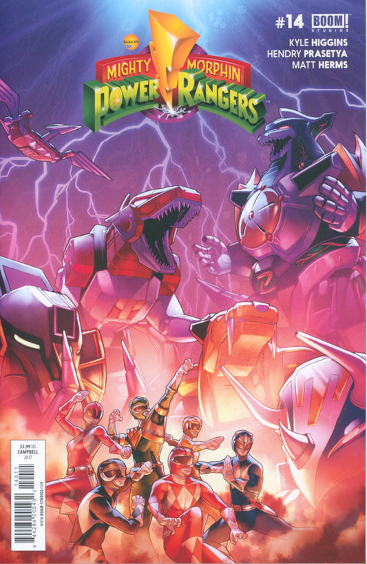 Mighty Morphin Power Rangers #14 Main Cover