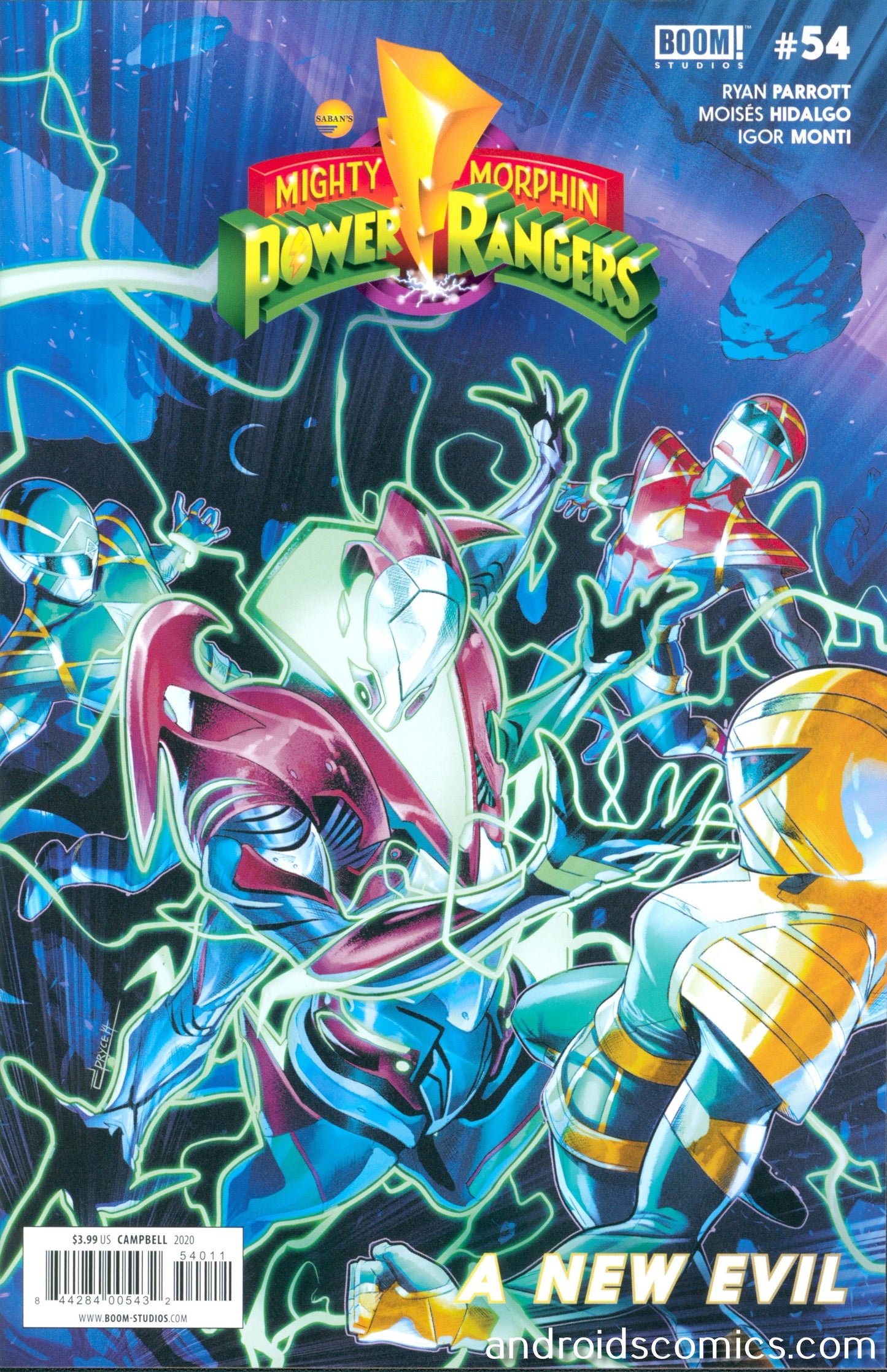 Mighty Morphin Power Rangers #54 Cover A Main