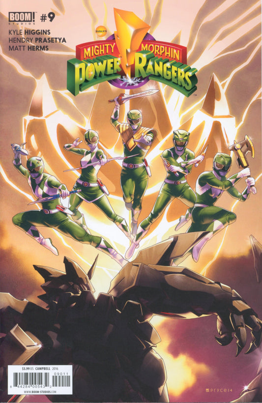 Mighty Morphin Power Rangers #9 Main Cover