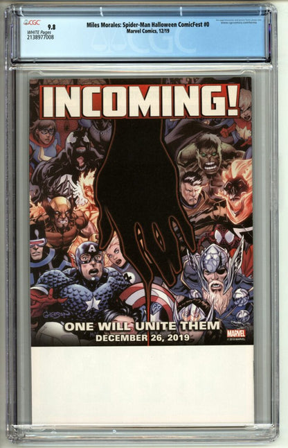 Miles Morales: Spider-Man  Halloween ComicFest #0   CGC 9.8