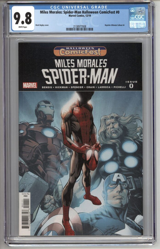 Miles Morales: Spider-Man  Halloween ComicFest #0   CGC 9.8