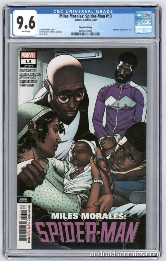 Miles Morales Spider-Man #132nd PrintCGC 9.61st App. of Billie Morales