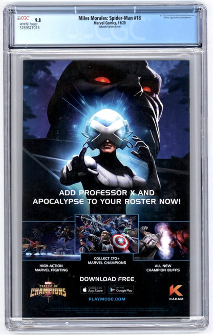 Miles Morales: Spider-Man #18  CGC 9.8  1st full appearance Miles Morales clone