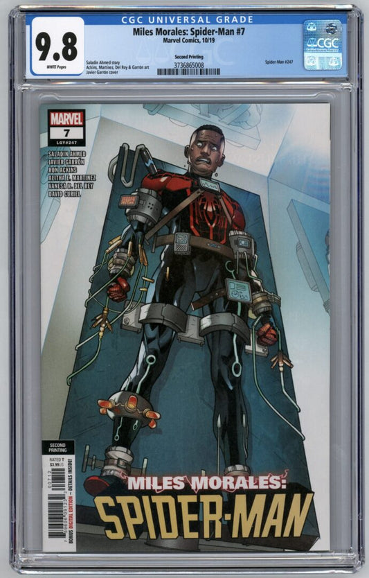 Miles Morales: Spider-Man #7  CGC 9.8  2nd Print