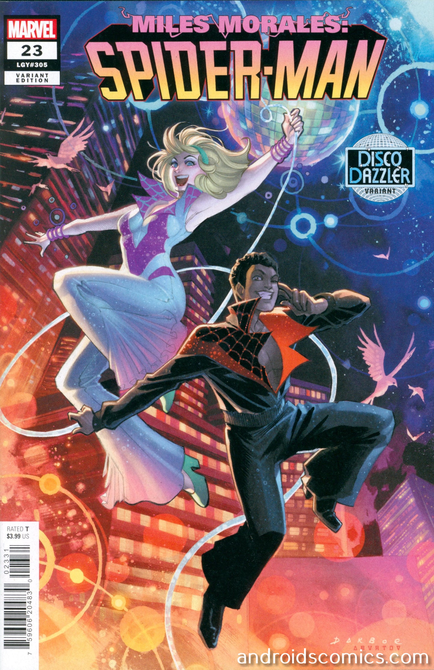 Miles Morales: Spider-Man #23 Karen Darboe Disco Dazzler Variant