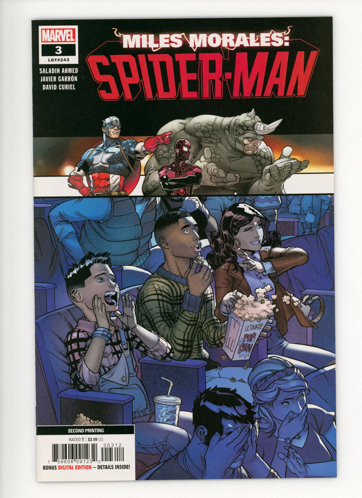 Miles Morales Spider Man #3 2nd Print  NM-