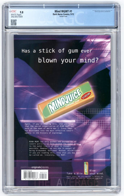 Mind MGMT #1  CGC 9.8  Variant