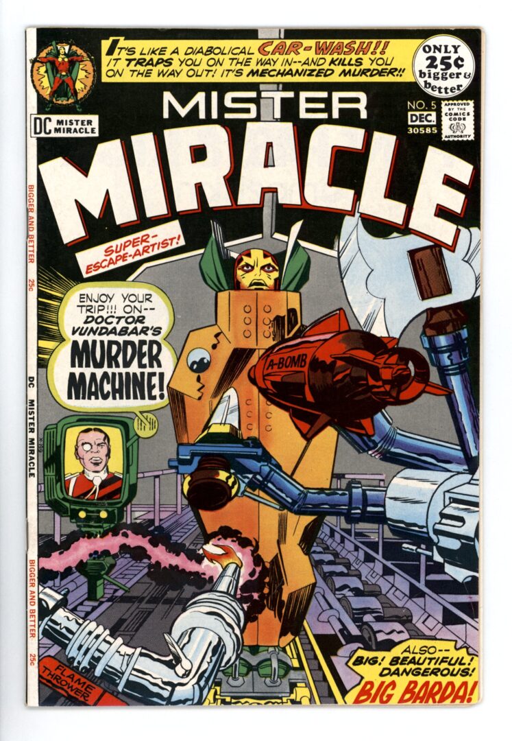 Mister Miracle #5  FN+  1st App. of Virman Vundabar