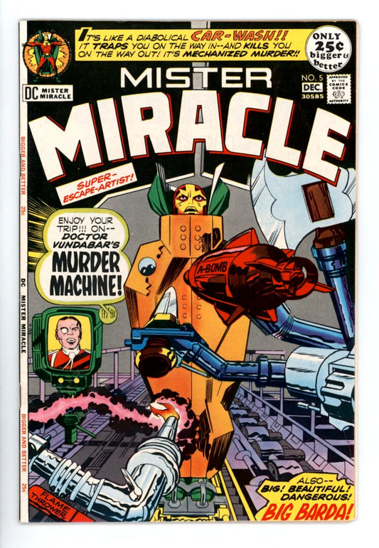 Mister Miracle #5  FN+  1st App. of Virman Vundabar