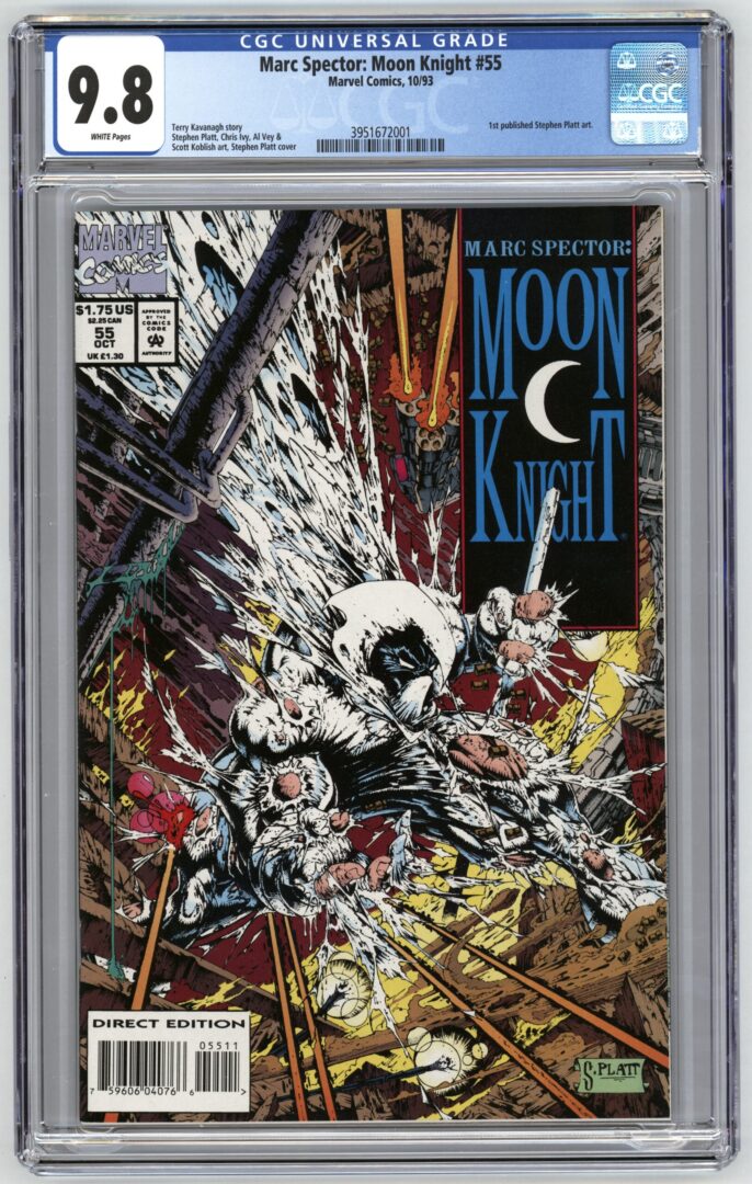 Marc Spector Moon Knight #55  CGC 9.8