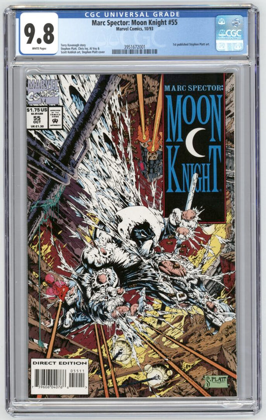 Marc Spector Moon Knight #55  CGC 9.8