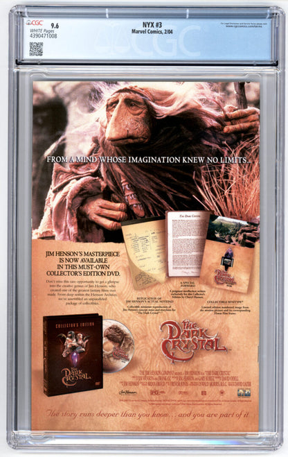 NYX #3 CGC 9.6 1st App. of X-23 (Laura Kinney)