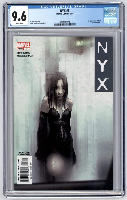 NYX #3  CGC 9.6 1st App. of X-23 (Laura Kinney)