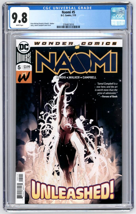 Naomi #5  CGC 9.8  1st App. of Zumbado