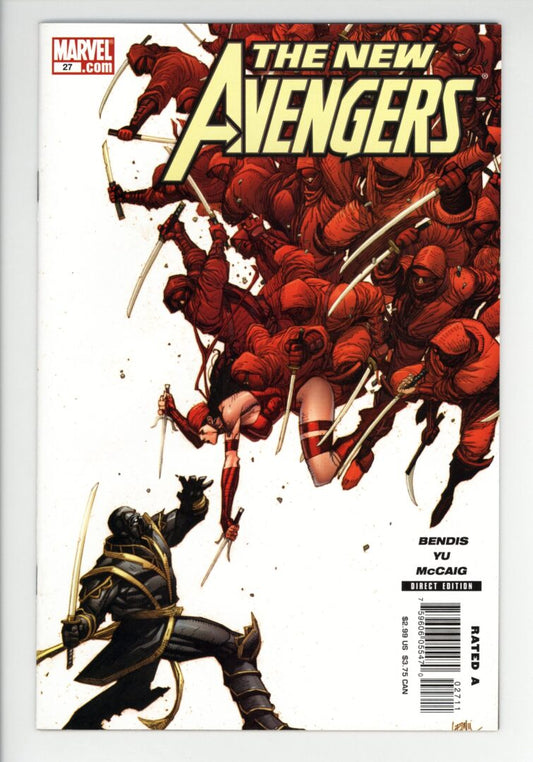 New Avengers #27  NM-  1st appearance of new Ronin (Clint Barnes)