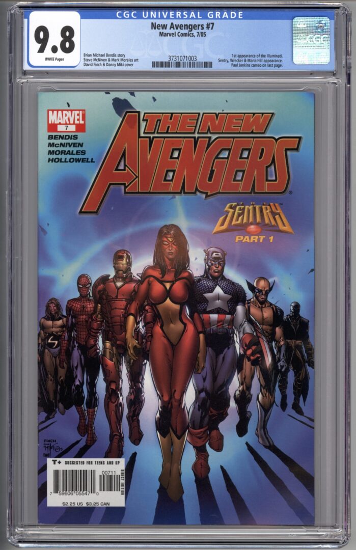 New Avengers #7  CGC 9.8  1st appearance of the Illuminati