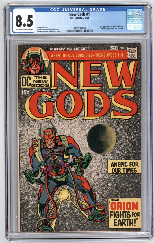 New Gods #1  CGC 8.5  1st appearance of Orion