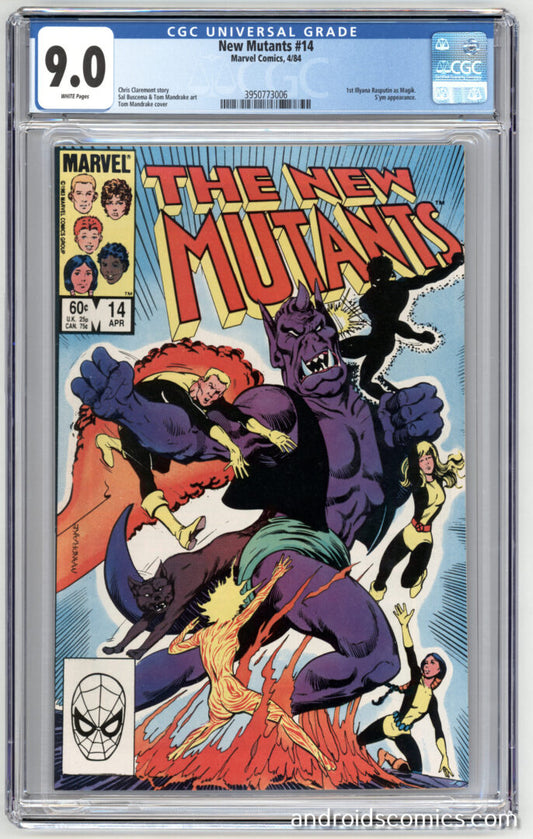 New Mutants #14  CGC 9.0 1st Illyana Rasputin as Magik