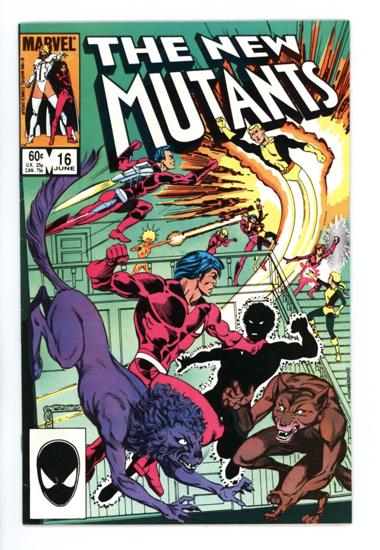 New Mutants #16  FN+  1st appearance of  James Proudstar (Warpath)