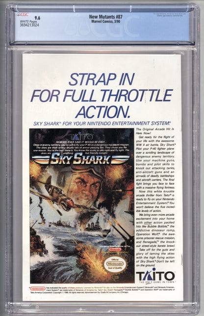 New Mutants #87  CGC 9.8  1st appearance of Cable