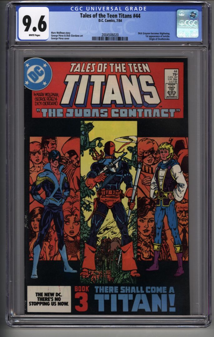 New Teen Titans #44   CGC 9.6  1st appearance of Nightwing