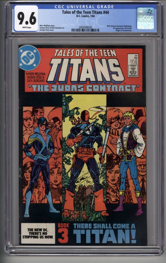 New Teen Titans #44   CGC 9.6  1st appearance of Nightwing