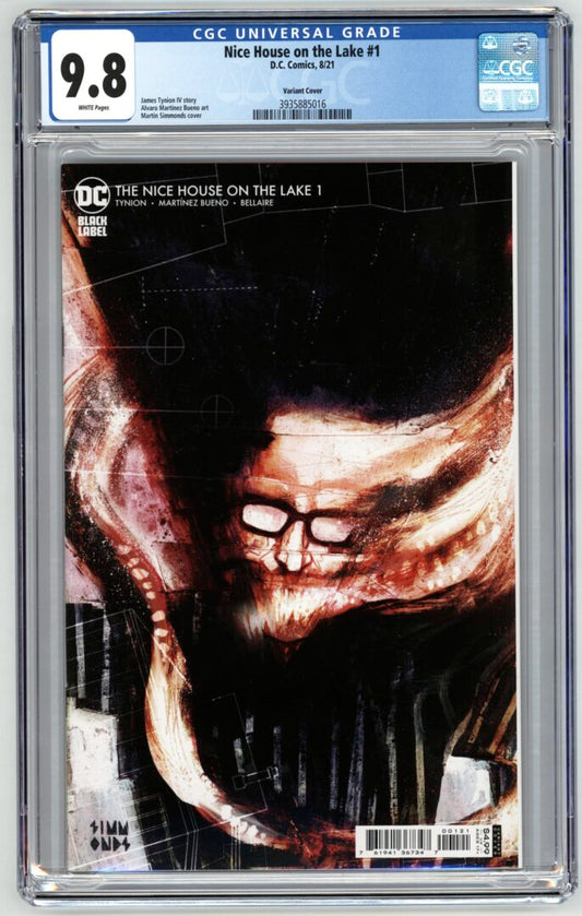 Nice House on the Lake #1  Cover B  CGC 9.8
