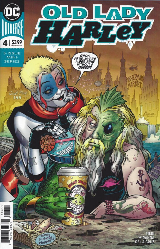 Old Lady Harley #4  NM