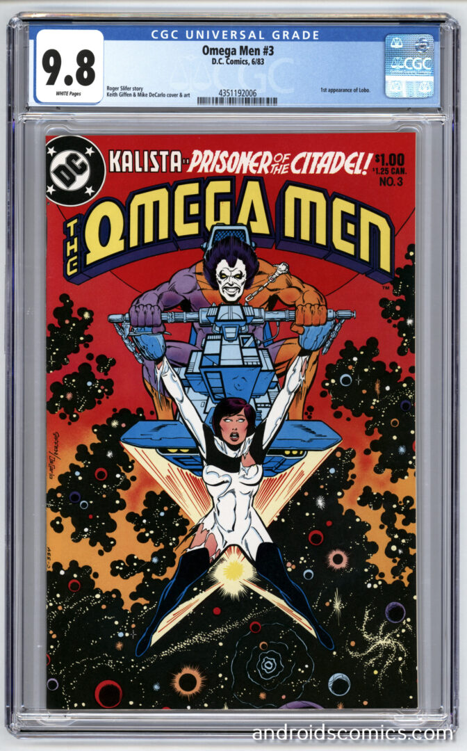 Omega Men #3 CGC 9.81st App. of Lobo