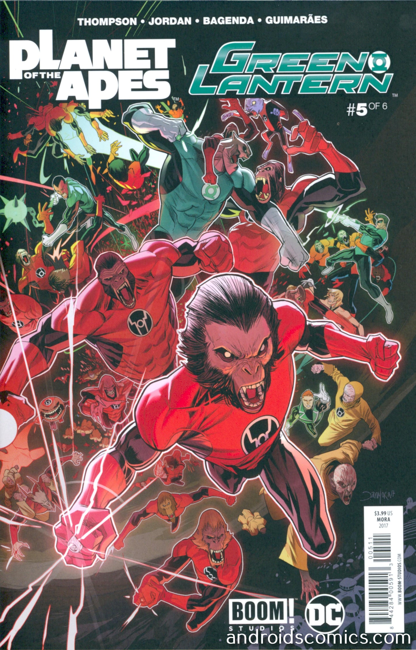 Planet Of Apes Green Lantern #5 Main Cover