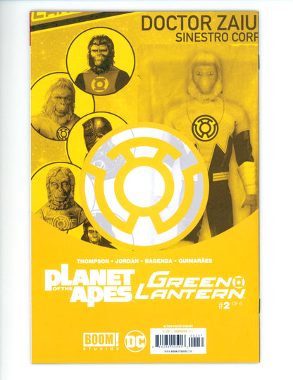 Planet Of The Apes Green Lantern #2  Action Figure Variant NM