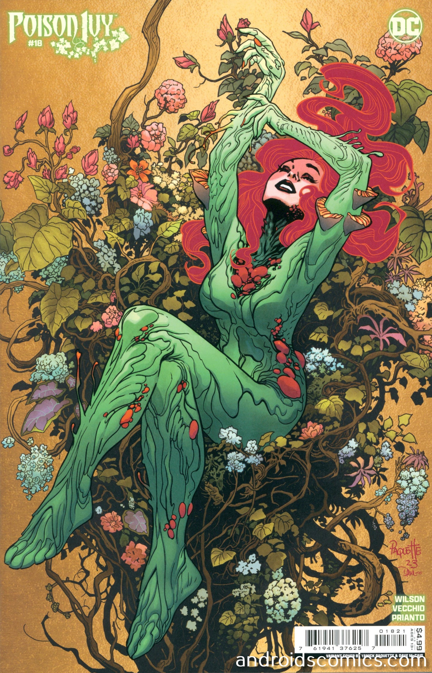 Poison Ivy #18 Cover C Yanick Paquette Card Stock Variant