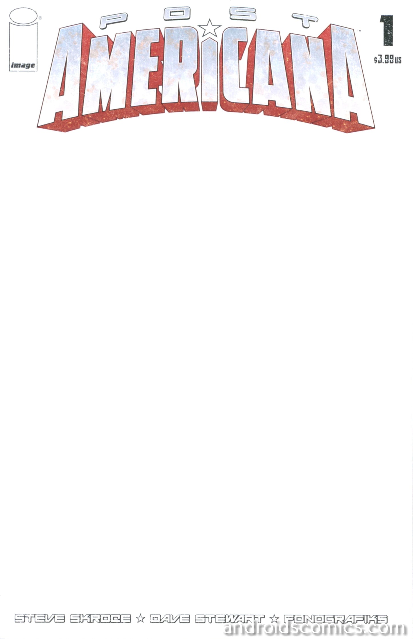 Post Americana #1 (Of 6) Cover Blank (Mature)
