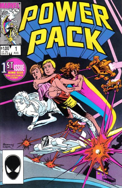 Power Pack #1  VG+ Origin and 1st appearance of Power Pack