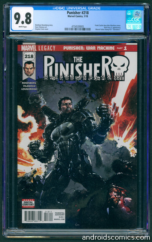 Punisher #218 CGC 9.8