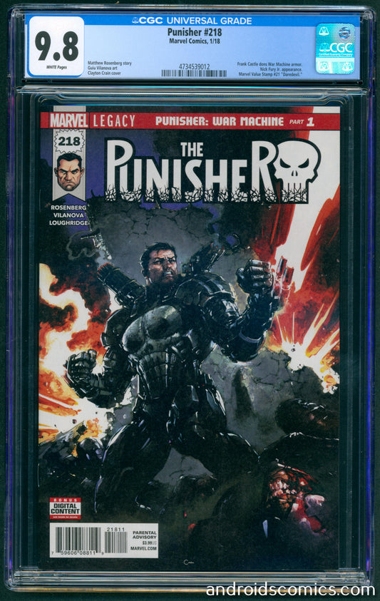 Punisher #218 CGC 9.8