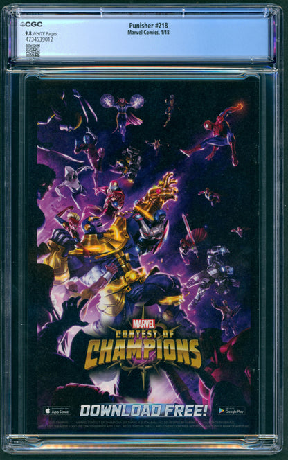 Punisher #218 CGC 9.8