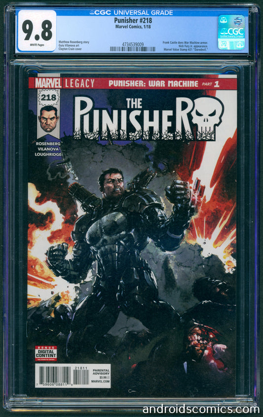 Punisher #218 CGC 9.8