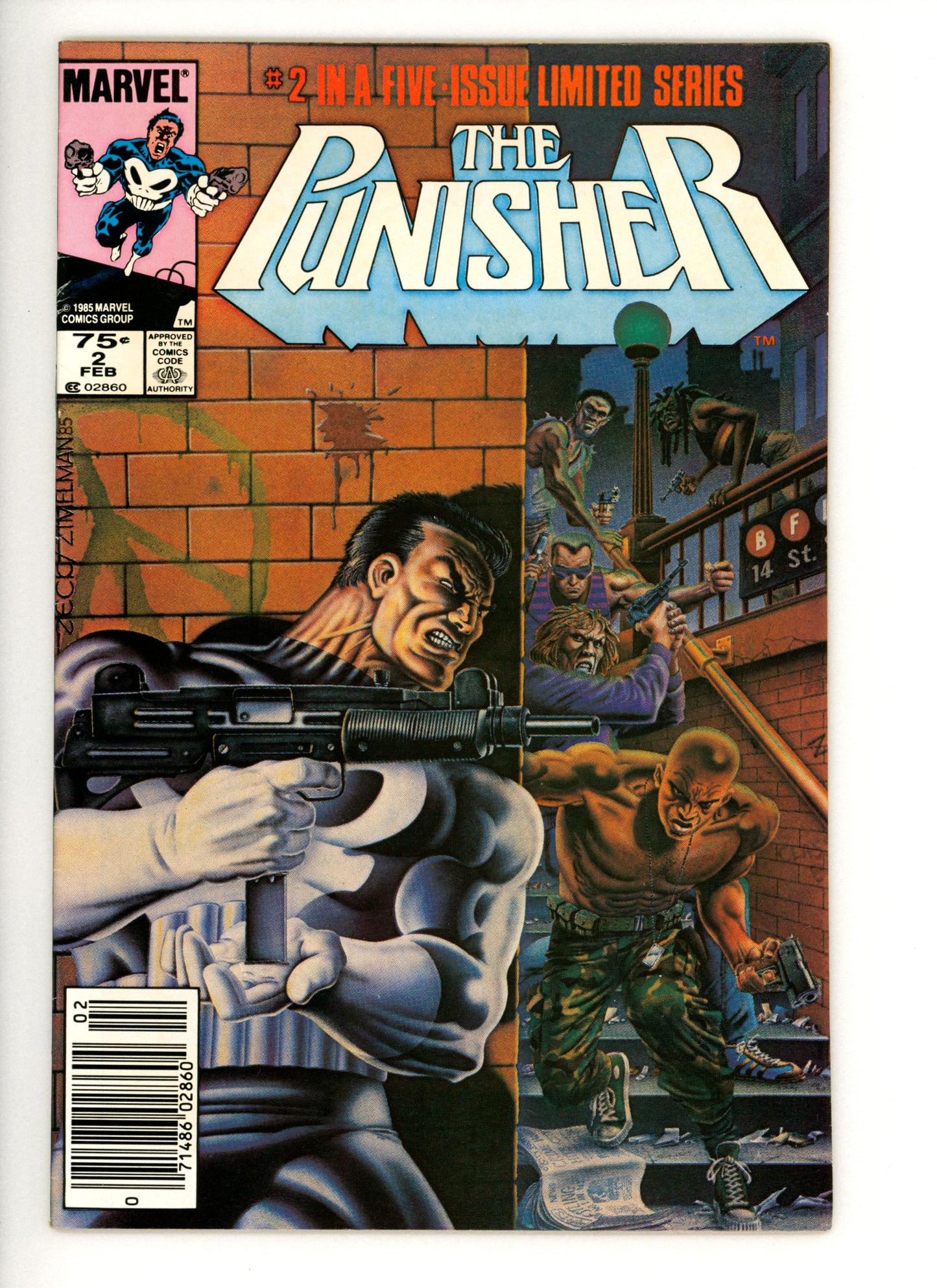 Punisher #2   Newsstand  FN