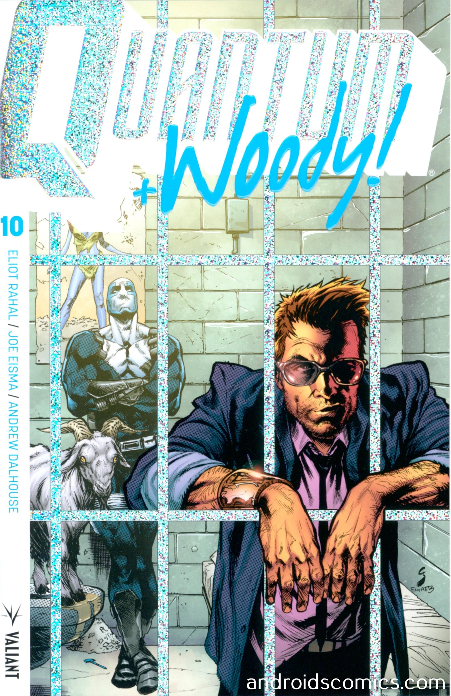 Quantum & Woody (2017) #10 Cover B Ultra Foil Shaw