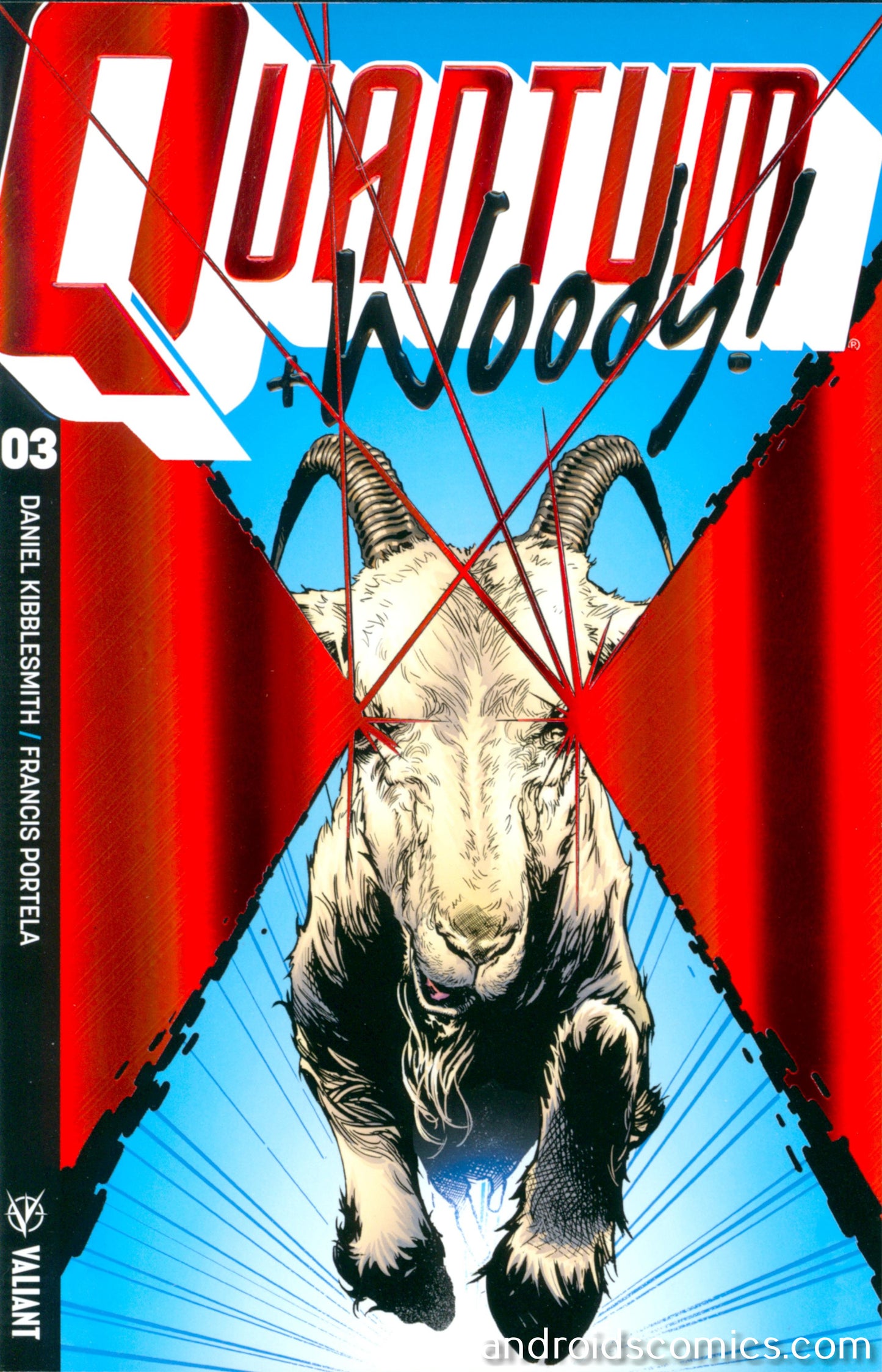 Quantum & Woody (2017) #3 Cover B Ultra Foil Shaw