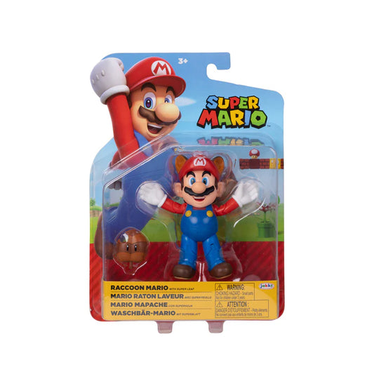 Super Mario Raccoon Mario w/ Super Leaf World of Nintendo